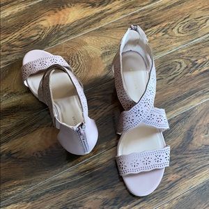 New without tags attention pink sandals